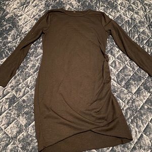 Long sleeve black dress
